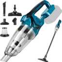 Cordless Vacuum Cleaner Compatible with Makita Battery,Wireless Handheld Vacuum Cleaner for Home, Boat, Workshop, Pet Hair, Furniture Cleaning(Tool Only No Battery)