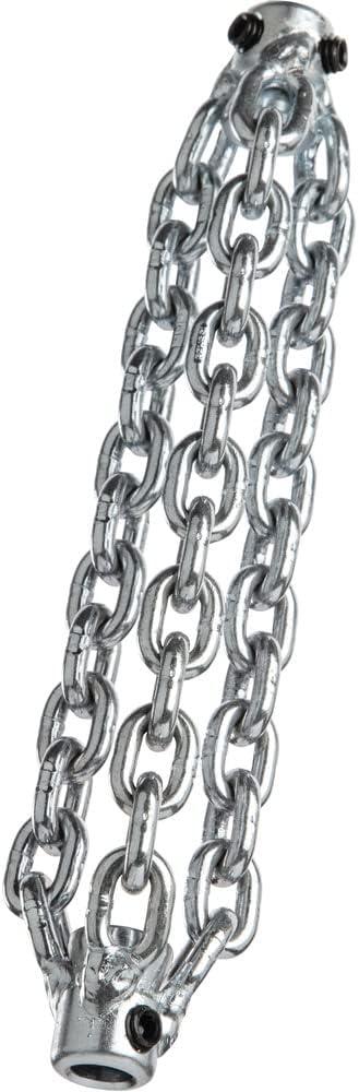 Ridgid 64328 K9-204 Flexshaft Knocker, 5/16" Cable, 3" Pipe, 3 Chain