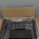 Laveshop Dish Drying Rack - Expandable Rack, Large Capacity Dish Drainer for Kitchen Counter, Rust-Proof with Utensil Holder, Black