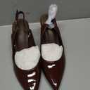 Rilista Women's Slingback Kitten Heels Closed Pointed Toe Wedding Party Dress Pumps Shoes 7, Brown