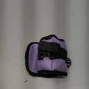 2 Pairs Ankle Wrist Weights for Land or Aquatic Exercise Aqua Cuffs Aqua Aerobics Fitness Bands for Ankle and Wrist Adjustable Weights for Swimming Pool Workout Equipment (1lb, Purple)