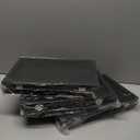 Sasylvia 3 Pcs Large Size Jewelry Display Cases Artificial Leather Jewelry Box Glass Top Display Cases, Necklace Organizer Box, Ring Organizer, Earrings Ring Holder, Black (13.8 x 9.5 x 2 Inches)