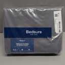 Bedsure Dark Grey Duvet Cover Twin/Twin XL Size - 2 Pieces Prewashed Cotton-Like Extra Soft Bedding Set, Includes 1 Twin Duvet Cover 68x90 Inches with Zipper Closure & 1 Pillow Sham, No Comforter