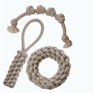 Durable Cotton Rope Dog Toy for Medium & Large Dogs  Tough Chew Toy for Aggressive Chewers  Safe, Non-Toxic, Interactive Tug & Fetch Toy  Heavy-Duty Teething Relief & Dental Health Support