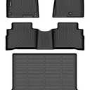 All Weather Floor Mats & Cargo Liner Set Custom for Kia Sportage 2023 2024 2025 (Not Hybrid) - Black