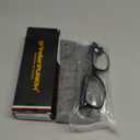 grinderPUNCH Men's and Women's Presbyopia Graduated Black Reading Glasses Lightweight Frame Lightweight Reading Glasses Spring Hinge Black