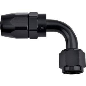 EVIL ENERGY 6AN Hose End Fitting 90 Degree Swivel for CPE Braided Hose Black