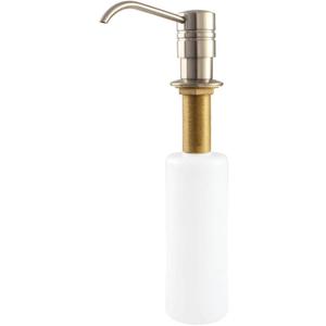 Kingston Brass SD2618 Milano Soap Dispenser, Brushed Nickel , 10" Length