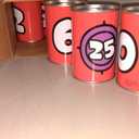 JOYIN 13 Pcs Carnival Party Bean Bag Toss Game, Sturdy Knockdown Can, Birthday Easter Party, Family, Best Outdoor and Indoor Games, Easter Egg Hunt for Classroom Gifts (Number Style)