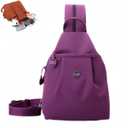 Waterproof 2-Way Commuter Bag, Convertible Tote Backpack, Anti-Theft Work Bag for Women, 30x21x14cm (Purple)