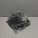 Eversimpleinc Black Outdoor Extension Cord with Multiple Outlets, (50FT 6 Outlets) Evenly Spaced with Weatherproof Cover, Ideal for Christmas Decoration Patio, 16AWG/3C SJTW, ETL Listed