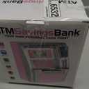 Upgraded Talking ATM Piggy Bank for Kids Adults,Toy Money Bank for Real Money with Voice Prompt,Data Save,Card,Saving Target,Balance Calculator,Electronic Money Safe Coin Box,Hot Gift for Boys Girls (Silver/Black)