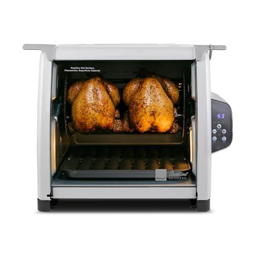 Ronco 6000 Platinum Series Rotisserie Oven, Digital Display, 12-Pound Capacity, Auto Shutoff, Includes Rotisserie Spit, Multi-Purpose Basket, 3 Cooking Functions: Rotisserie, Sear and No Heat Rotation: Home & Kitchen