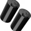 Waterless Essential Oil Diffuser for Home Aromatherapy Car Nebulizing Diffuser Battery Operated 20mL Mini Scent Air Machine Up to 600 Sq.Ft. 4 Countdown Timers 3 Mist-Level (AN7 Black 2PCS)