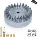 LDNMILES Aluminum Flywheel 10krpm for Predator 212cc 224cc 196cc, Compatible with Coleman CT200U, BT200X, GX160, GX200, only Hemi Engine, Mini Bike Go Kart Performance Parts​