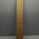 No Drill Cellular Shades for Indoor Windows, Thermal Insulating & Noise Reducing Honeycomb Blinds, Free Stop Cordless Blackout Shades, Black, 35" W x 64" H