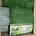 Realistic Artificial Grass Rug Indoor Outdoor: Fake Grass Turf with Drainage Holes, Pet-Friendly Dog Grass Mat, Perfect for Garden Lawn Balcony Patio Backyard Landscape Decoration, 4FT x6FT