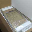 5 Tier Foldable Storage Shelves, Expandable Folding Shelving Units with Wheels, Changeable into 2 Shelf Units, Collapsible Adjustable Storage Rack Metal Shelves for Storage, Pantry, Garage, Gold