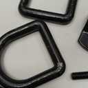 4PCS Heavy Duty Stainless Steel D Rings for Trailers, Trucks, and Cargo Tie Downs