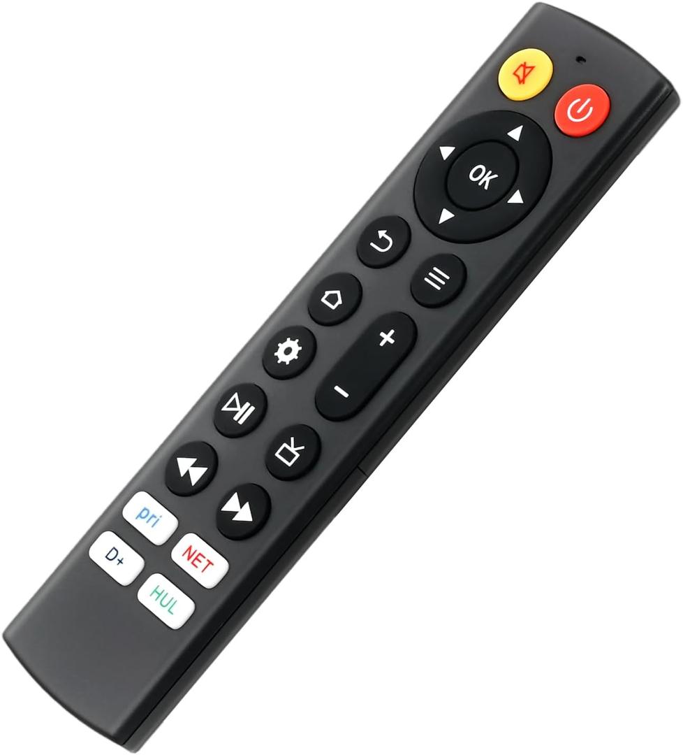 Replacement Compatible with All Insignia Toshiba Smart TVs with 4 Shortcut Buttons(No Voice function)