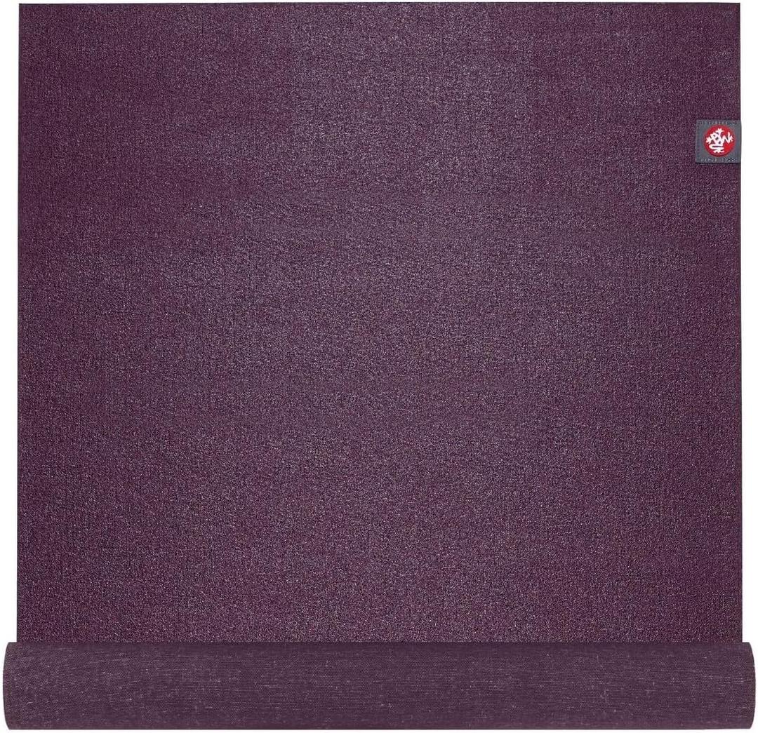 Manduka eKO SuperLite Yoga Mat - 1.5mm Natural Rubber | Foldable & Travel Friendly | Soft Textured Surface | Eco-friendly, Size: 71" x 24"