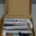 Civaner Upgrade 4 Pcs Bottle Service Lights LED Strobe Baton Bottle Girl Lights Rechargeable Handheld Flashing Club Signs for Birthday Wedding Party(Silver Colorful Light)