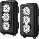 2 Pcs Magnetic Key Holders Under Car, Hide Key Magnetic Box for Storage Key Indoors, Outdoors, Waterproof Hider Key on The Bottom of Car