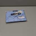 ZEROYAA Men's Linen Shirts Short Sleeve Summer Casual Button Down Beach Shirt with Pocket (Blue, M)