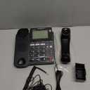 AT&T CD4930 Black Corded Phone with Digital Answering System, Caller ID, Extra-Large Tilt Backlit Display & Big Buttons