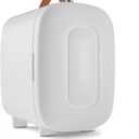 Mini Fridge for Bedroom, 4 Liter/6 Cans Skincare Small Refrigerator, AC/DC Portable Mini Cooler & Warmer, Small Fridge for Camping, Dorm, Office, Car (White)