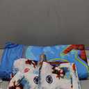 Marvel Spidey and his Amazing Friends Spidey Team Red, White, and Blue 4 Piece Toddler Bed Set - Comforter, Fitted Bottom Sheet, Flat Top Sheet, and Reversible Pillowcase