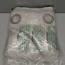 YoungsTex 84 Inches Long Linen Semi Sheer Curtains for Living Room 2 Panels - Light Filtering Window Treatments with Bronze Grommet Rustic Drapes for Country Bedroom, 52 x 84 Inch