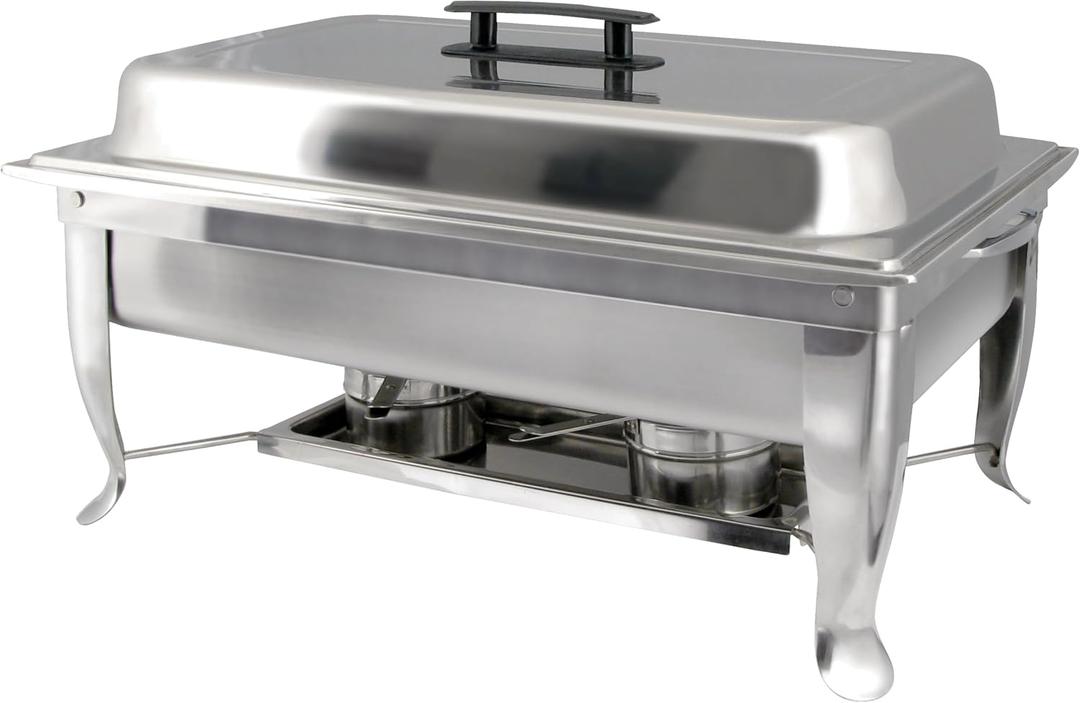 Winco 8-Quart Foldable Frame Chafer Set, Full