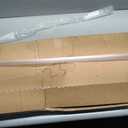 Frameless Shower Door Bottom Seal Shower Sweep with Drip Rail for 1/4" Glass,36" Long, Vinyl, Clear