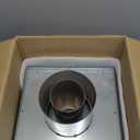 Zonon Direct Vent Horizontal Square Termination Cap 4 x 6-5/8, Heavy Duty Galvanized Steel Exhaust Cap for Fireplace, Stove and Boiler Venting Weather Resistant