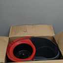 O-Cedar EasyWring Microfiber Spin Mop, Bucket Floor Cleaning System, Red, Gray, Standard