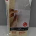 70"x54"- White, 100% Polyester Hookless Shower Liner with Snap, Price Each