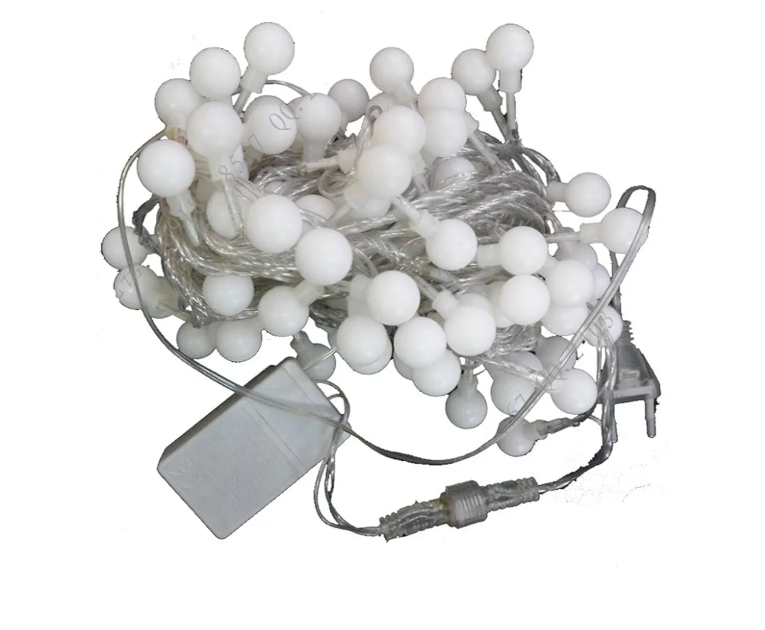 LED Outdoor Camping 20ft Stall Atmosphere Small Warm Light Christmas Decoration