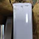 Cumbor 29.7-57" Extra Wide Baby Gate for Stairs, Mom's Choice Awards Winner-Dog Gate for Doorways, Pressure Mounted Walk Through Safety Child Gate for Kids Toddler, Tall Pet Puppy Fence Gate, White