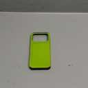 Nvollnoe Compatible with iPhone 17 Pro Case with Card Holder Dual Layer Heavy Duty Protective Shockproof Hidden Card Slot Slim Wallet Phone Case for Women&Men 6.3 inch(Fluorescent Green)