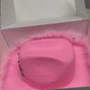 Cowgirl Costume for Girls Princess Dress up Halloween Cosplay Outfits with Hat Ear Clips Glasses (130(6-7T), Rose)