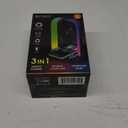 BYTECH 3 In 1 Wireless Charger Lamp and Headphone Stand Multi-Color 