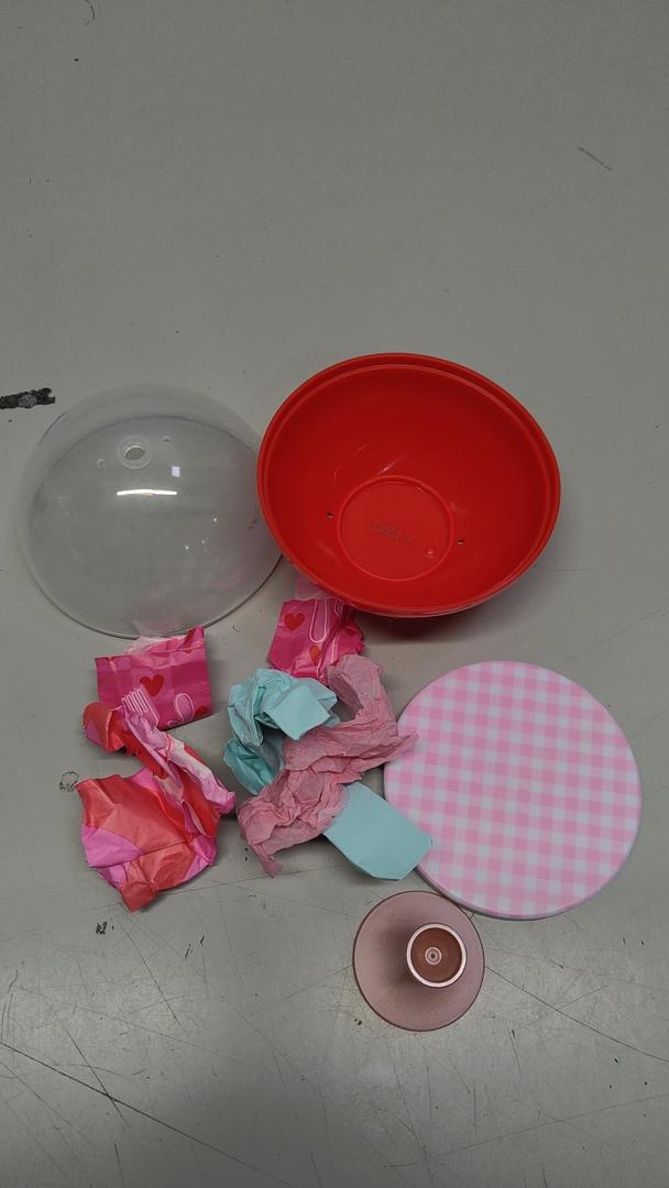 MGA's Miniverse Make It Valentines Comes With A Mini Table.