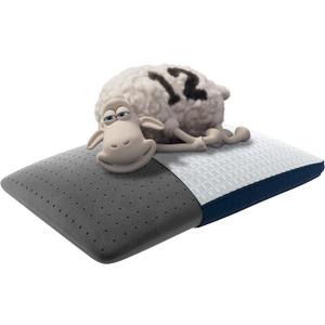 Serta iComfort Carbon Fiber Memory Foam Pillow, Queen, Gray