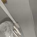 Double Curtain Track Ceiling Mount, Silent Aluminum Track Curtain Rail, Heavy-Duty Double Row Ceiling Curtain Tracks Rod Sliding Rails for Curtains, Room Divider for Living Room Bedroom (5FT)