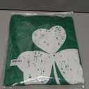 TMSD Women's Mardi Gras St.Patrick's Day Long Sleeve Hoodie with Pocket, Small 