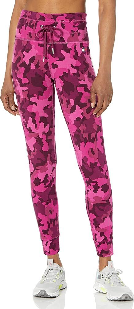 Tommy Hilfiger Women's Drawstring Waistband Slim Fit Tapered Jogger, Small