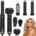 5 In 1 Blow Dryer Brush Hot Air Styler Hair Dryer Brush Gift for Women Fast Drying Curling Volumizing Straightening