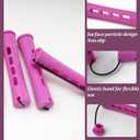 60pcs Perm Rods for Women's Natural Hair, 0.75inch - Hair Roller Curler Perm Rods for Long, Medium, Small Hair - Plastic Cold Rods, Hairdressing Styling Tool