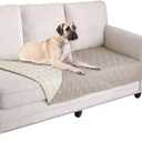 Ameritex Waterproof Dog Bed Cover Pet Blanket for Furniture Bed Couch Sofa Reversible (30x70 Inch (Pack of 1), Cream+beige)